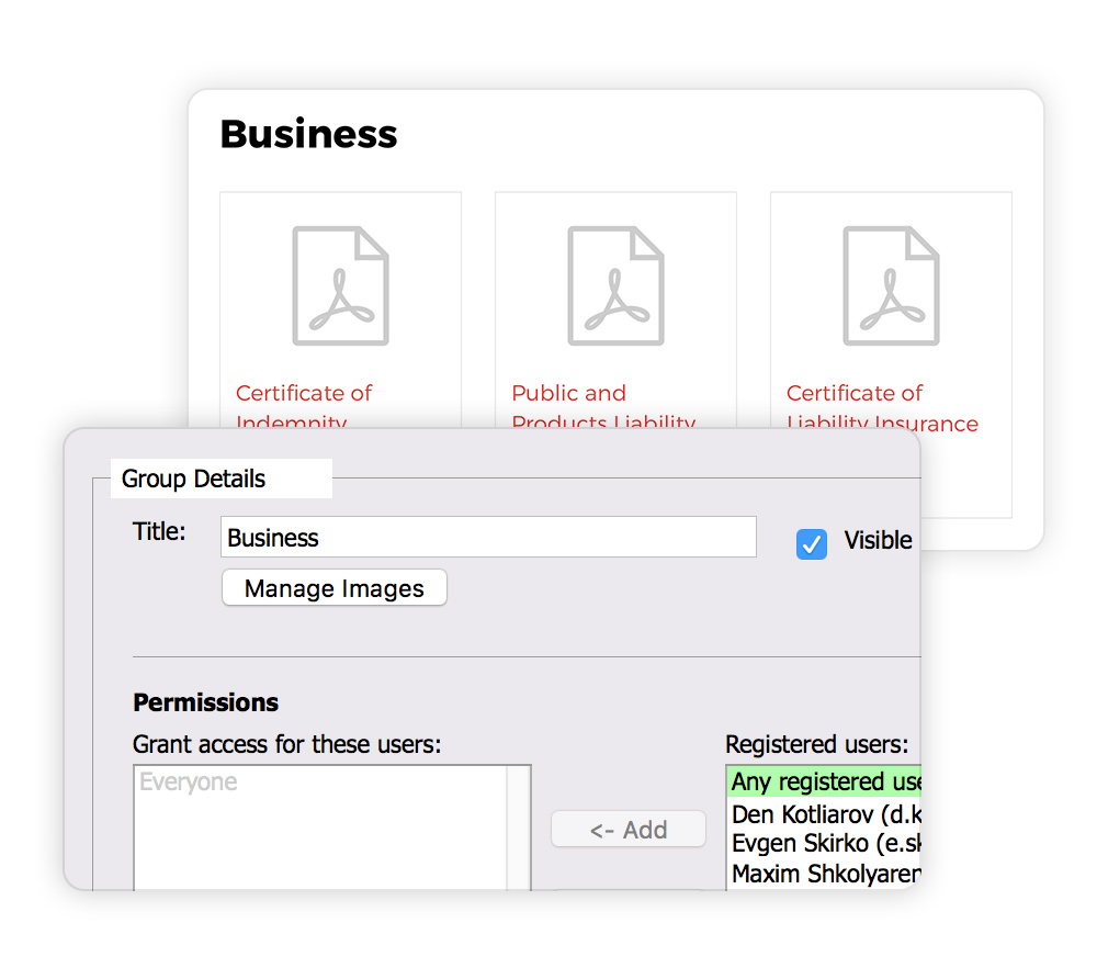 Core bricks brickcms modules