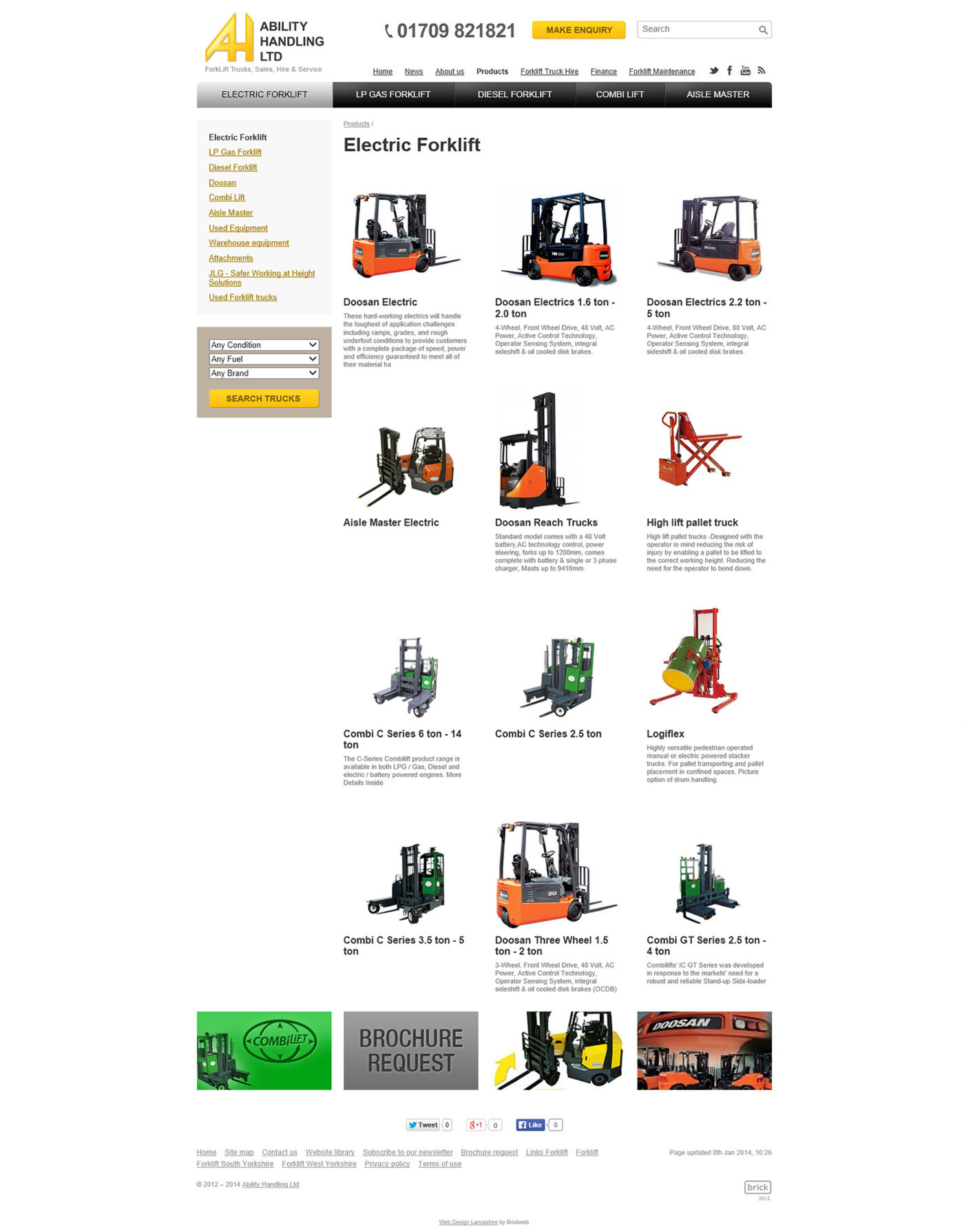 Ability Handling (2013) Products page
