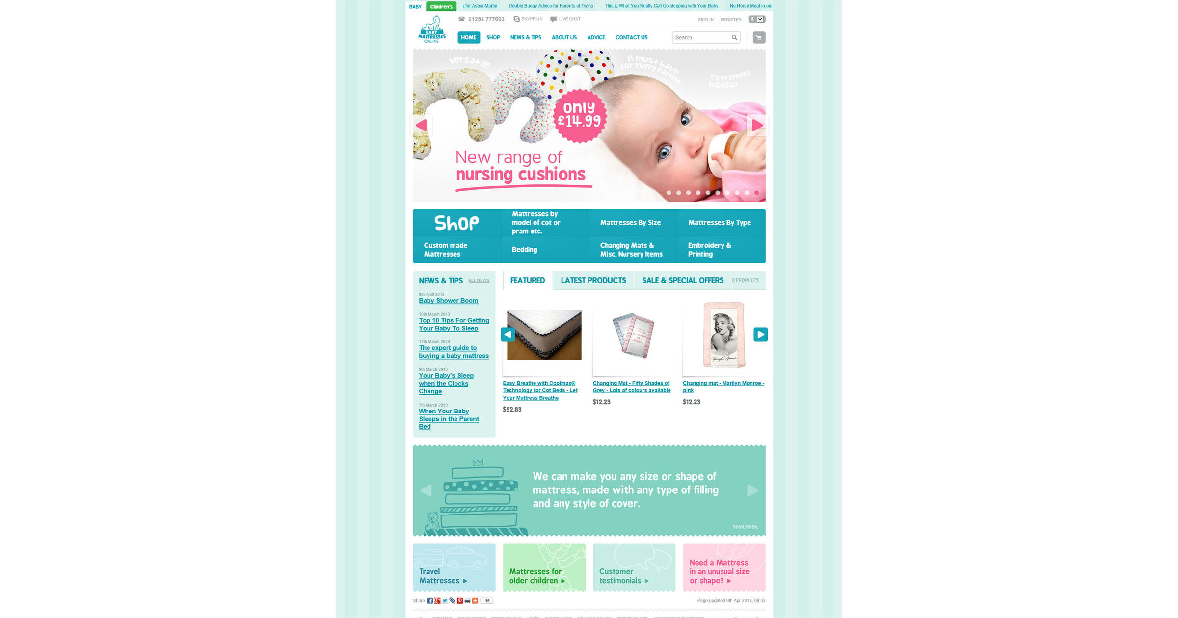 Baby Mattresses Online