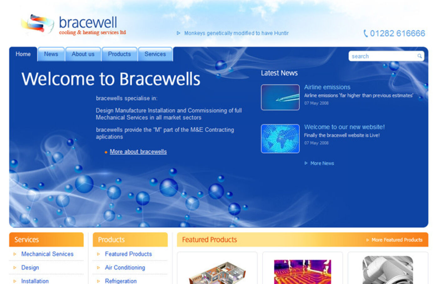 Bracewells Homepage header