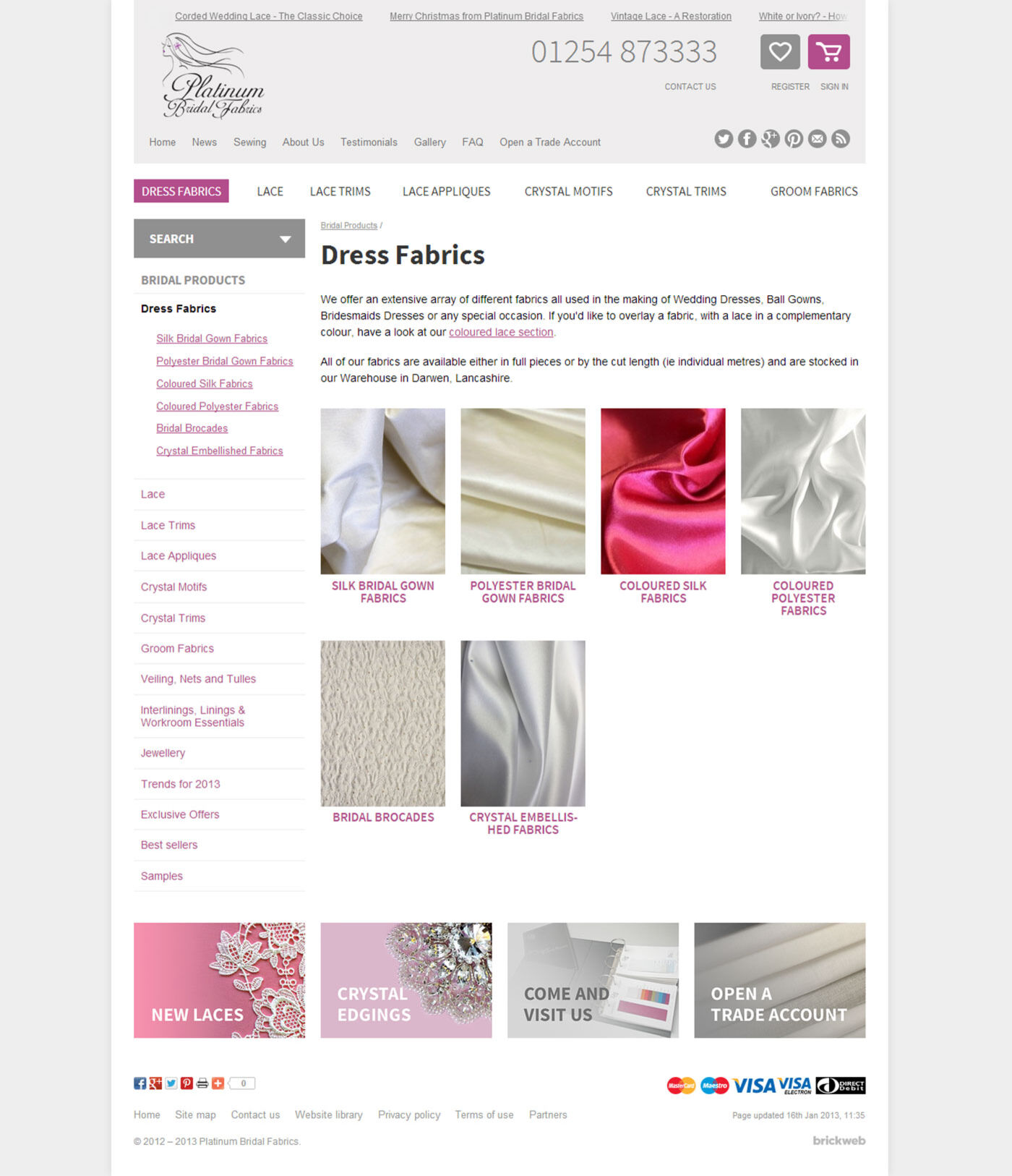 Bridal Fabrics (2013) Products