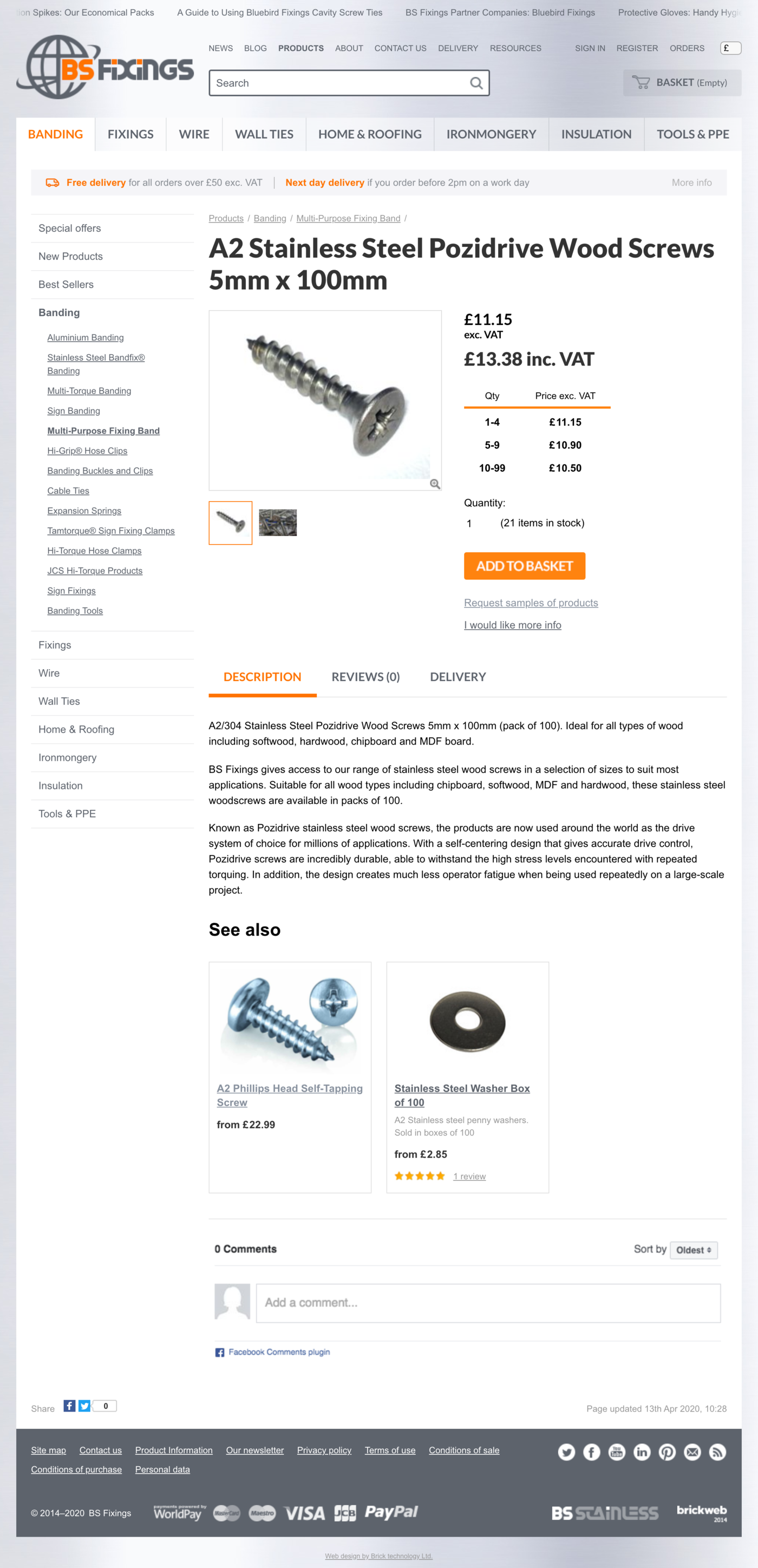 BS Fixings Product