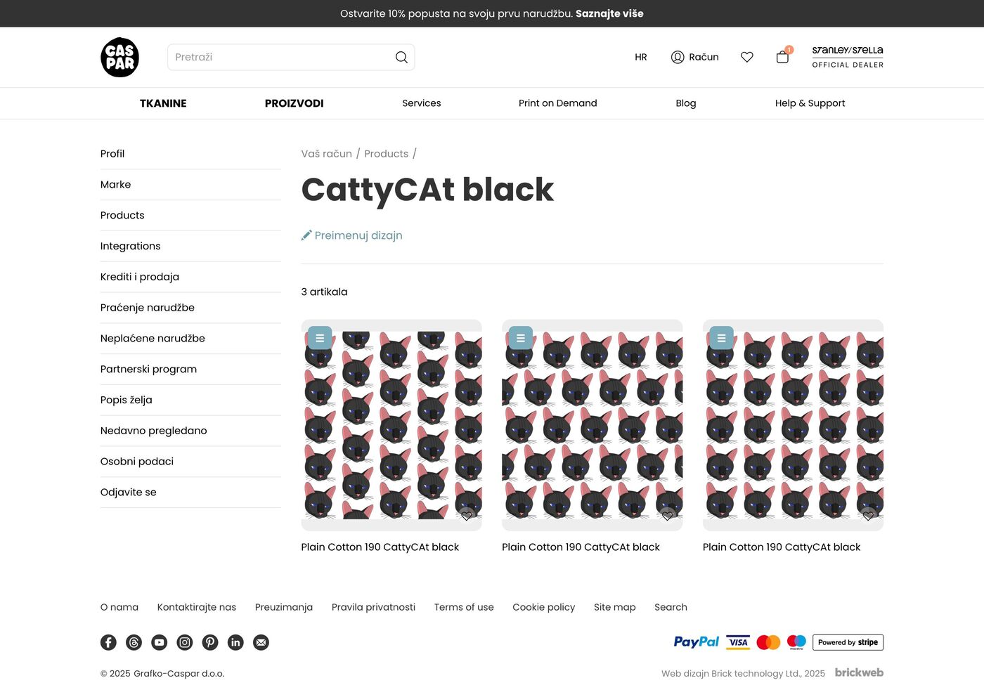 Caspar Create Personalised products