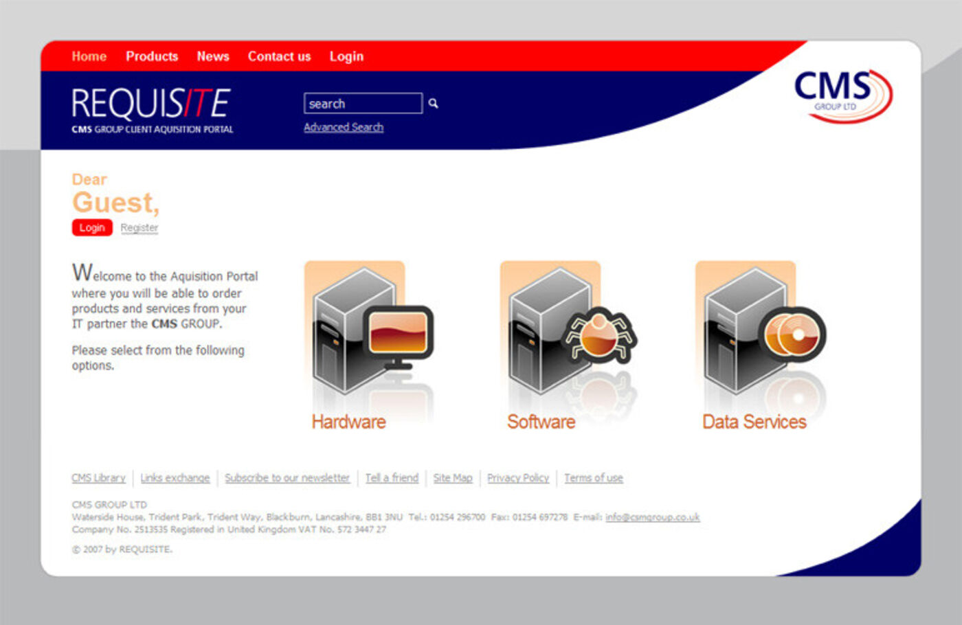 CMS Group Ltd Homepage