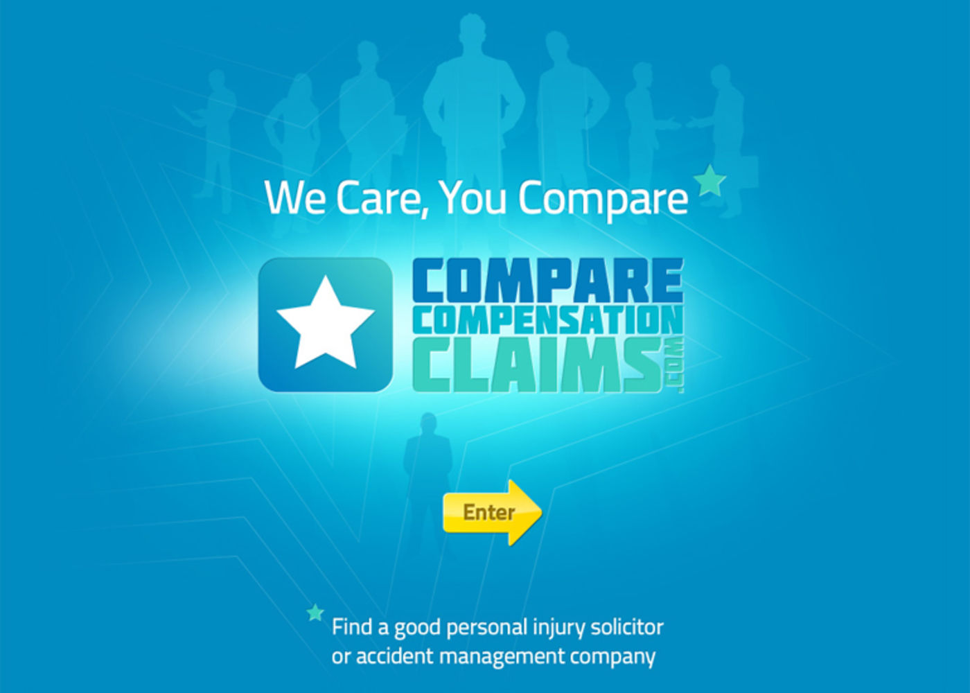 Compare Compensation Claims Welcom page