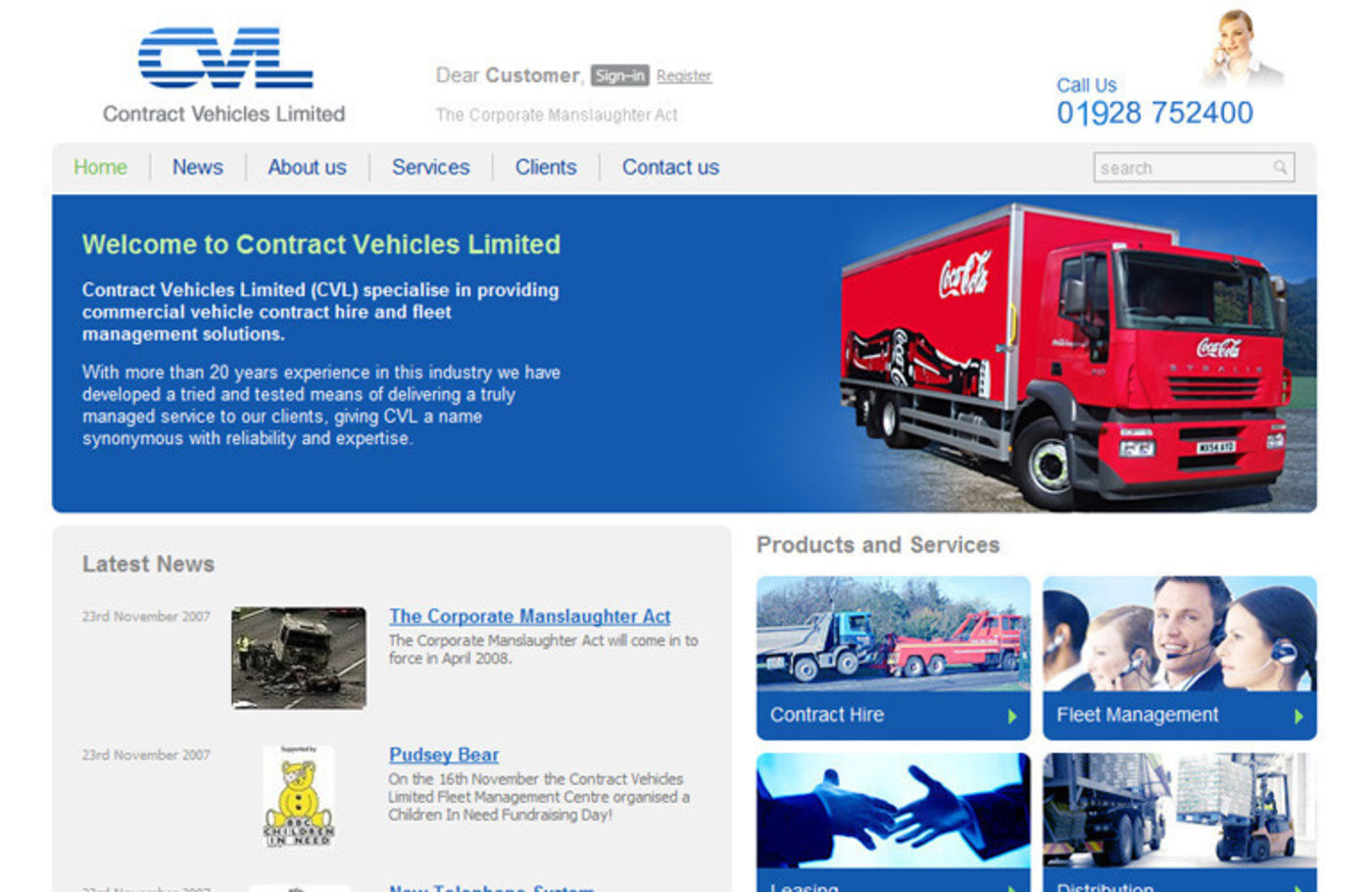 Contract Vehicles Homepage header