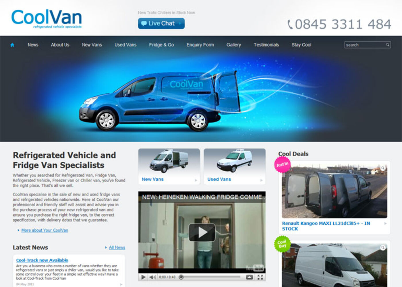 Cool Van Homepage header - Cool Vans