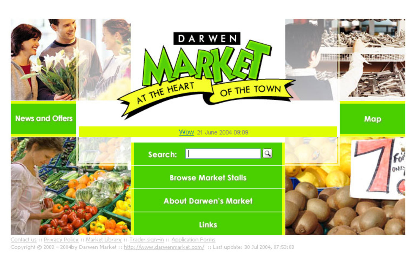 Darwen Market Welcome