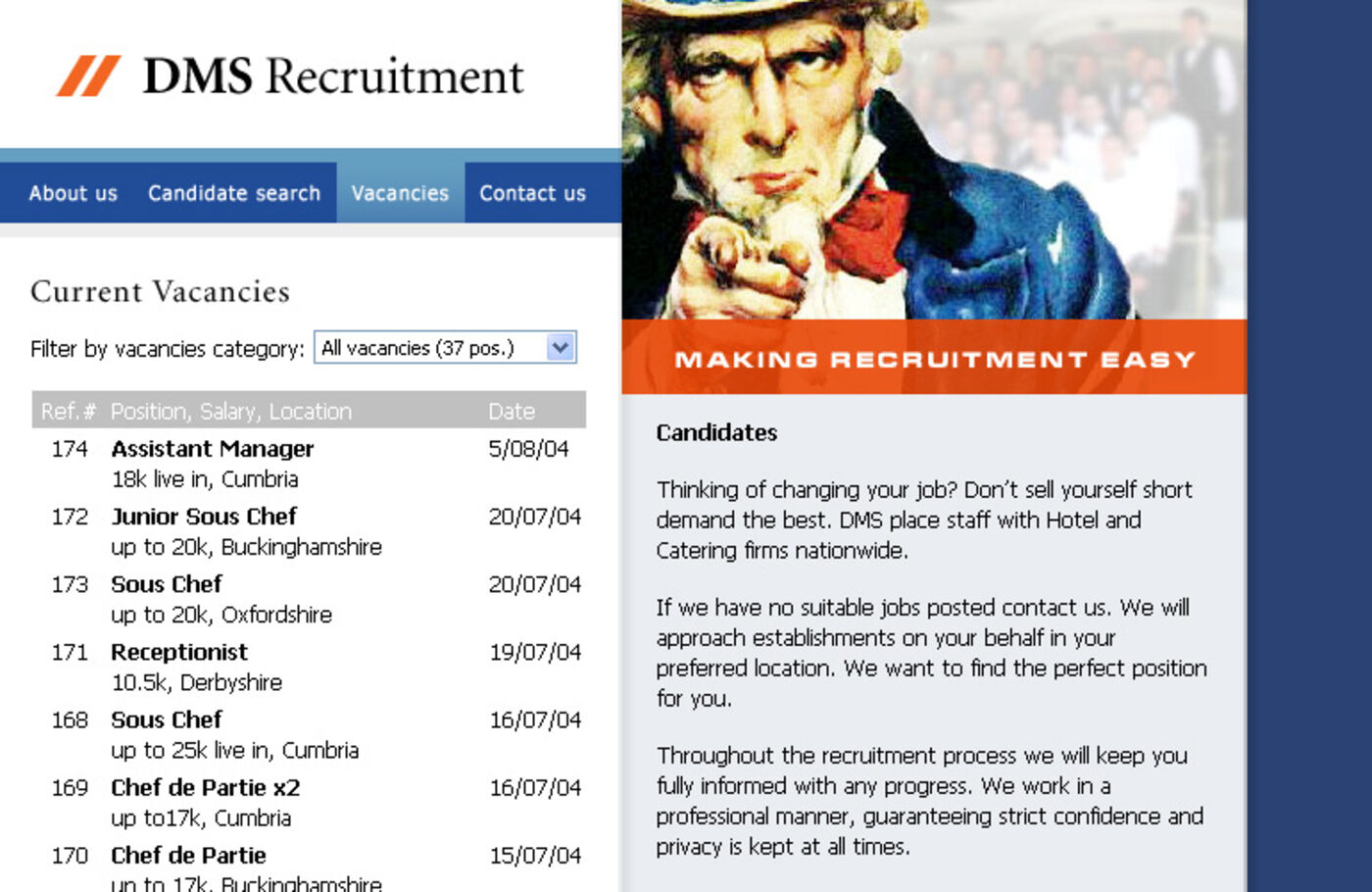 DMS Recruitment Vacancies
