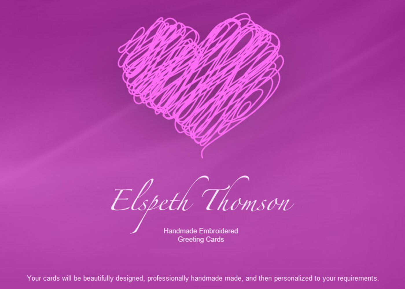 Elspeth Thomson (2008) Welcome - Elspeth Thomson