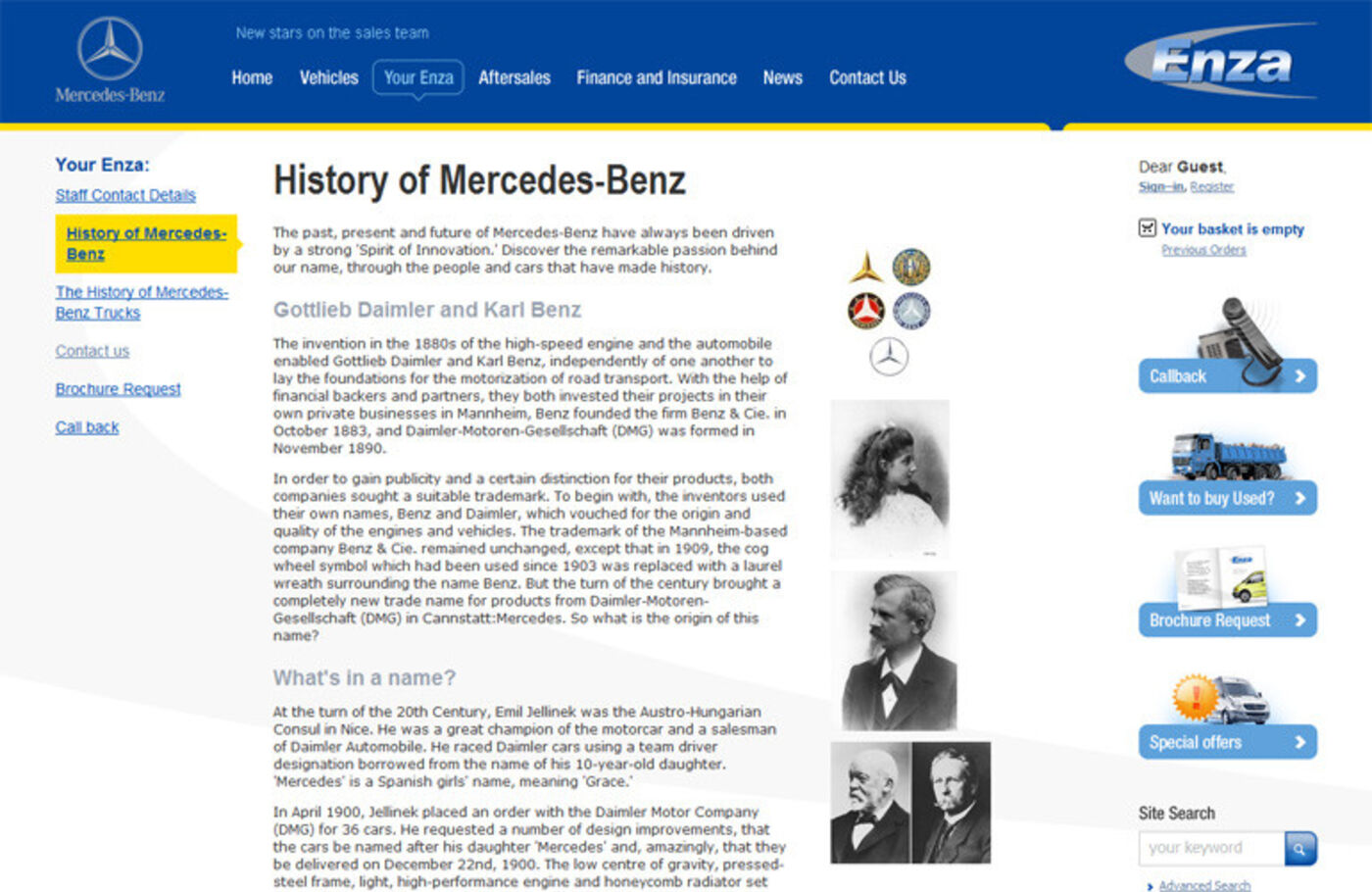 Enza Motors History - Enza Motors