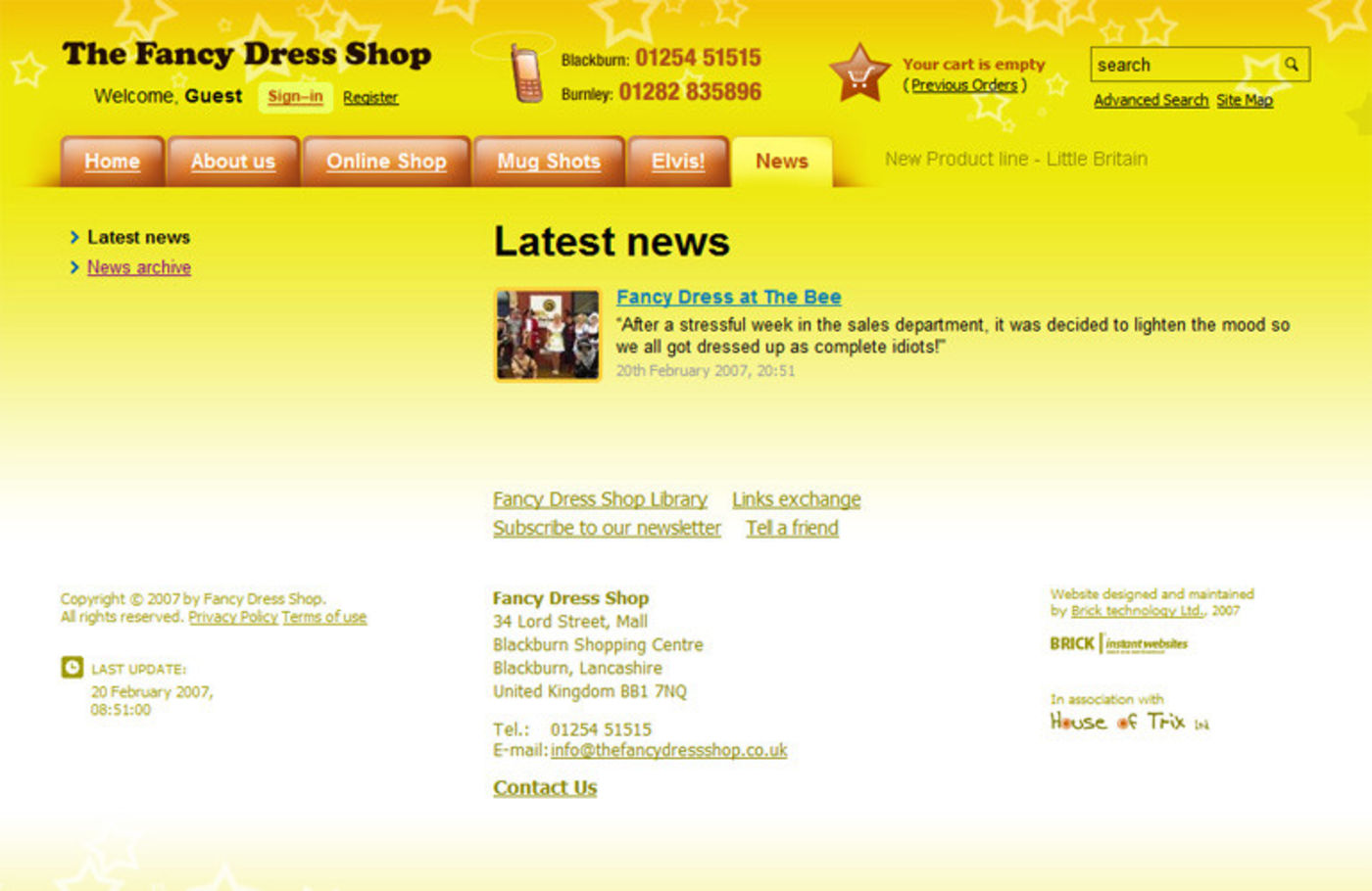 The Fancy Dress Shop Latest News