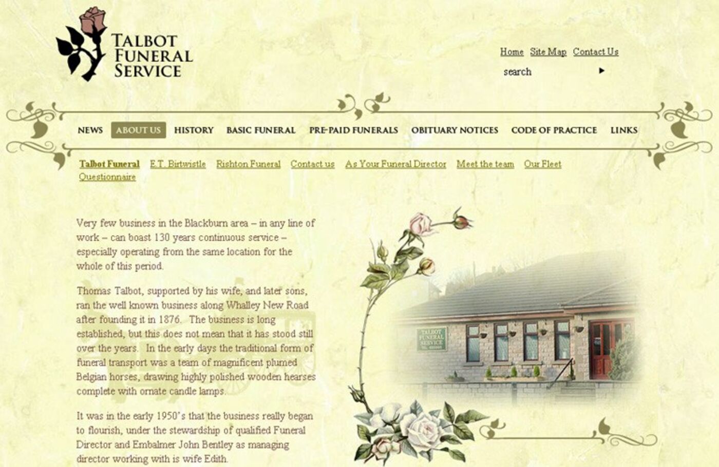 ET Birtwistle & Sons Ltd Talbot page