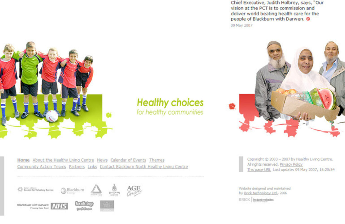 Healthy Living Blackburn Homepage footer - Healthy Living Blackburn