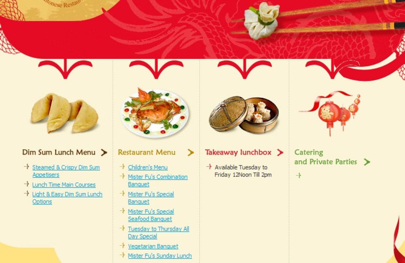 Mister Fu's Cantonese Restaurant Menu