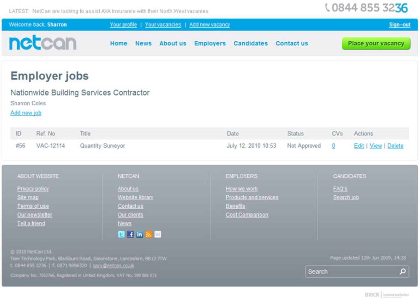 NetCan Employer jobs