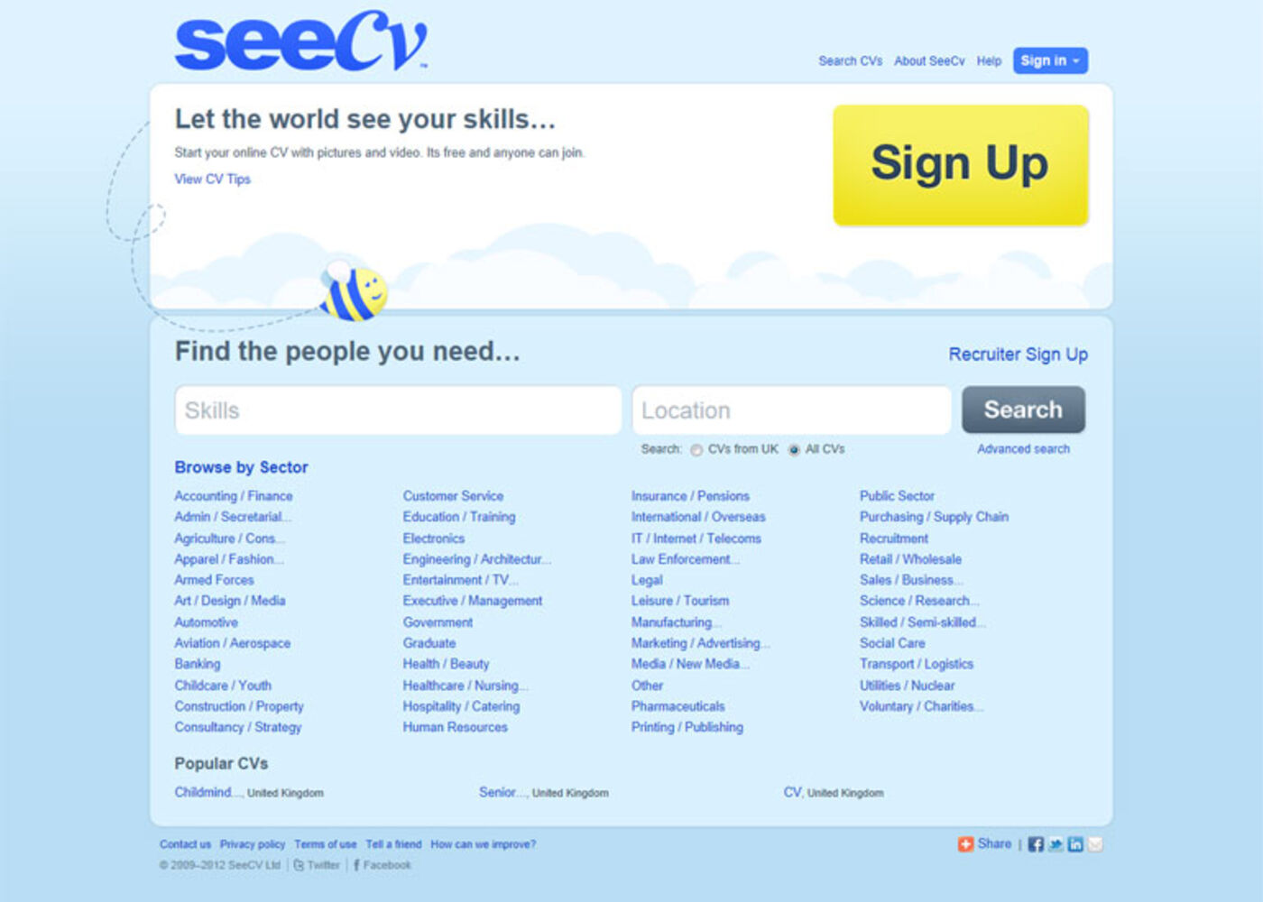 SeeCV Homepage