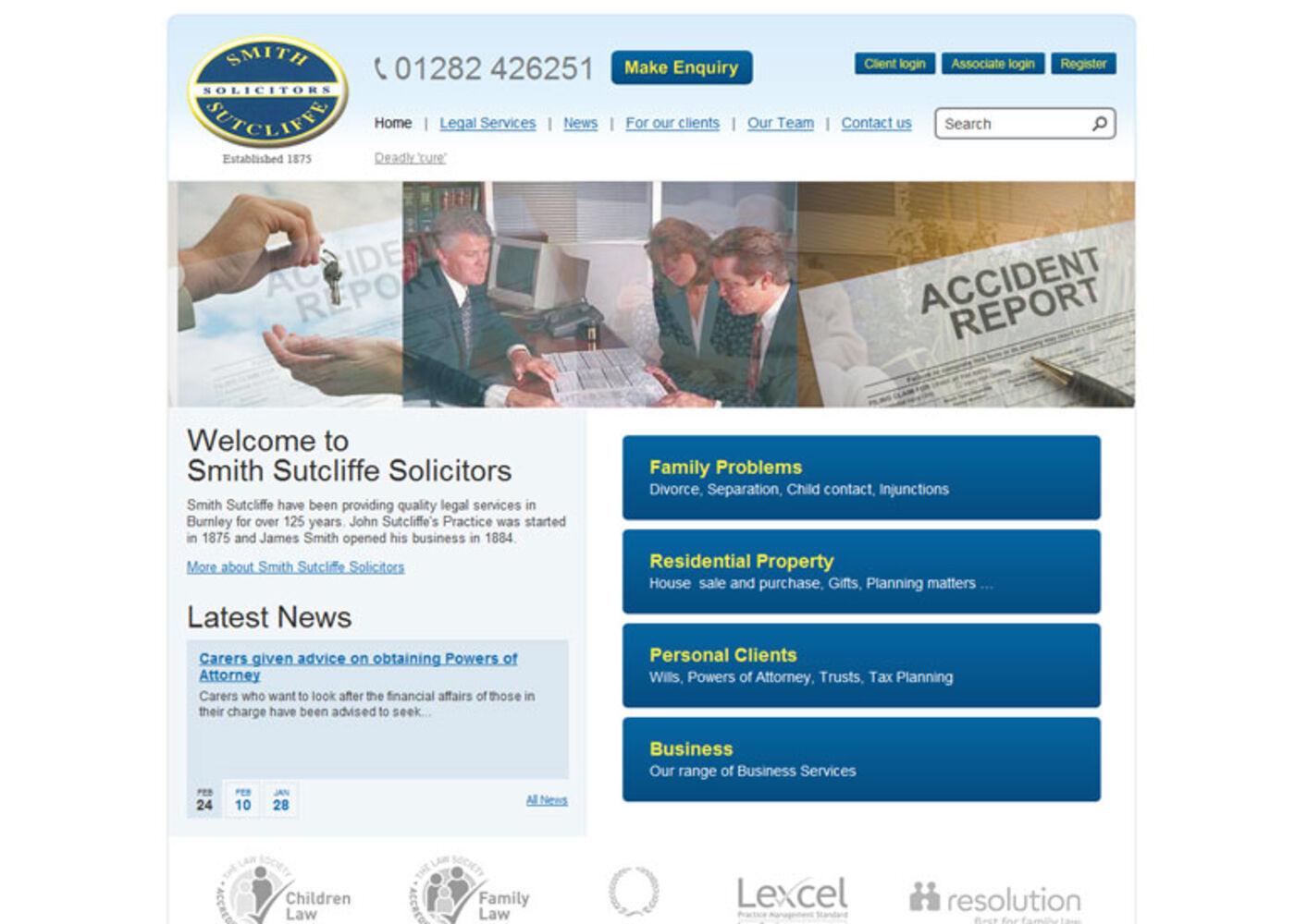 Smith Sutcliffe Solicitors Homepage