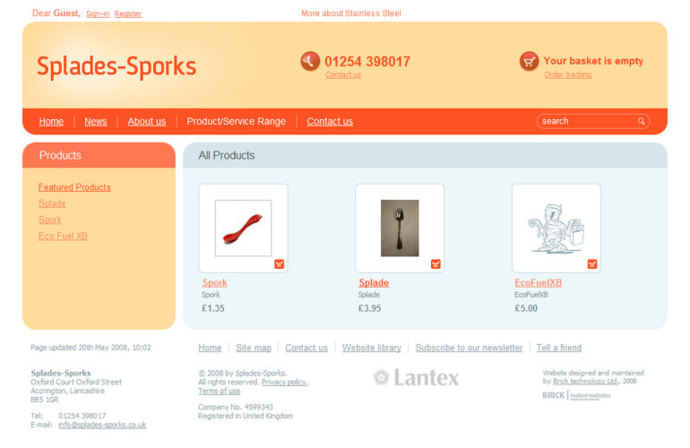 Splades-Sporks Products