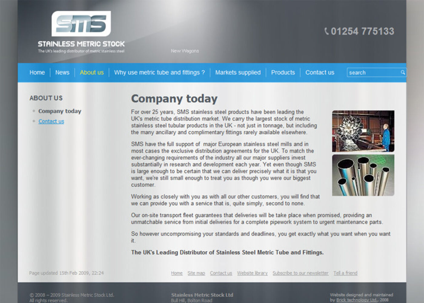Stainless Metric Stock Regular page - SMS Ltd