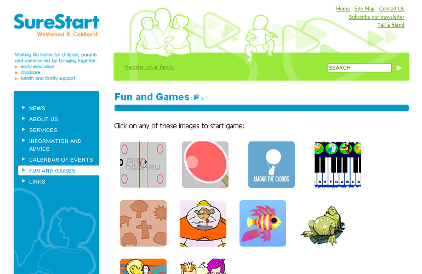 Sure Start Westwood & Coldhurst Fun and games - SureStart