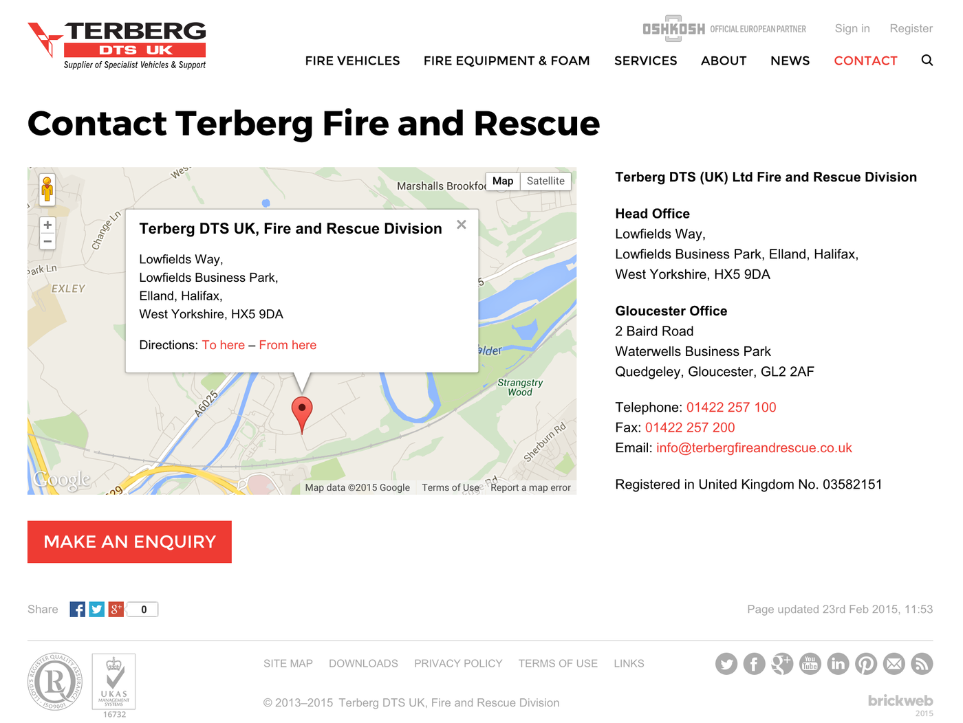Terberg DTS UK Contact us