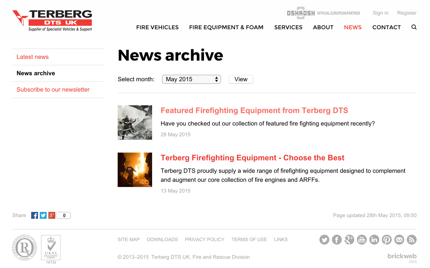 Terberg DTS UK News archive