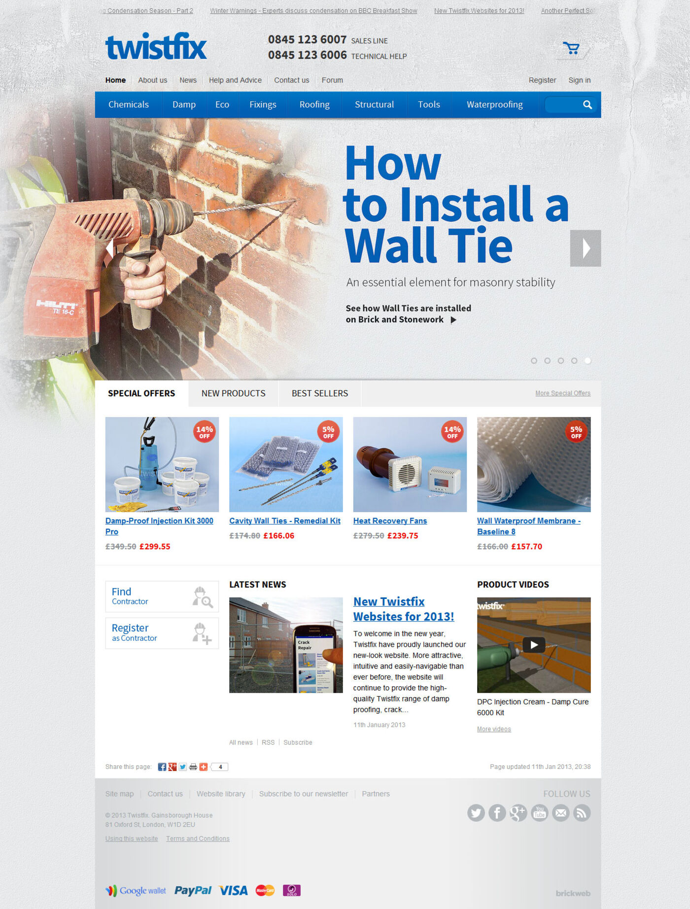 Twistfix (2012) Home Page
