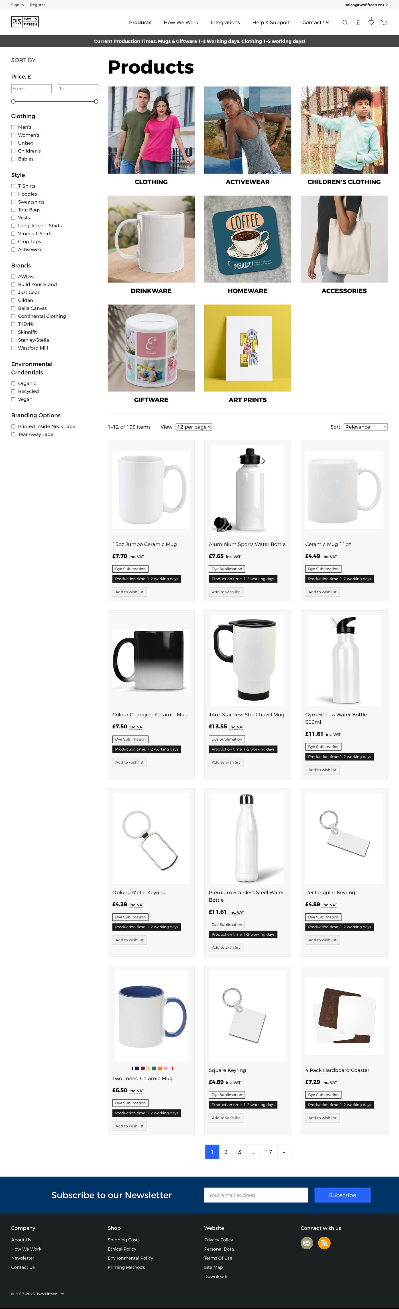 Two Fifteen (2017) Products