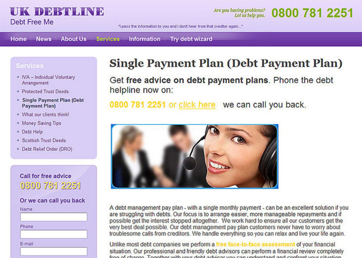 UK Debtline Subscribe