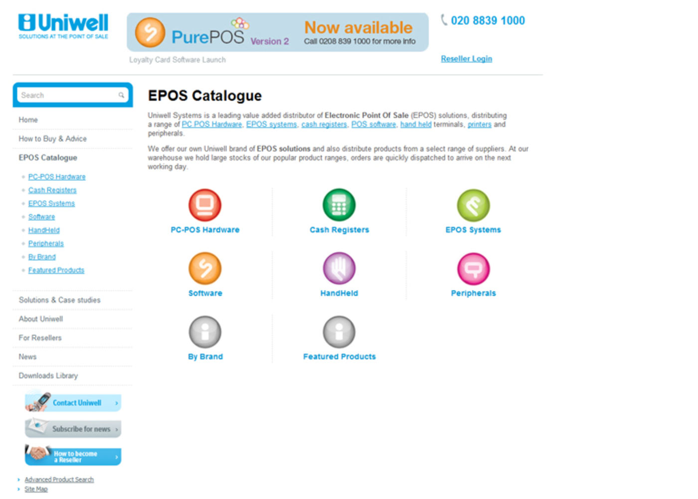 Uniwell Systems EPOS Catalogue